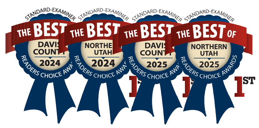 Best of Davis County and Best of Northern Utah ribbons 2025