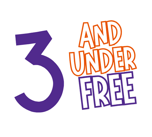 Three and Under Free Halloween logo